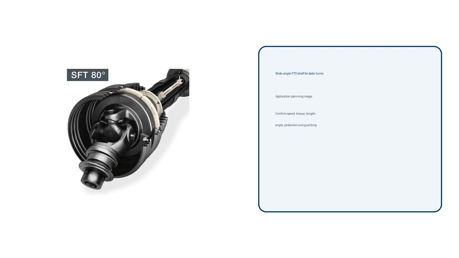 Wide-Angle PTO Shaft for Balers in Canada