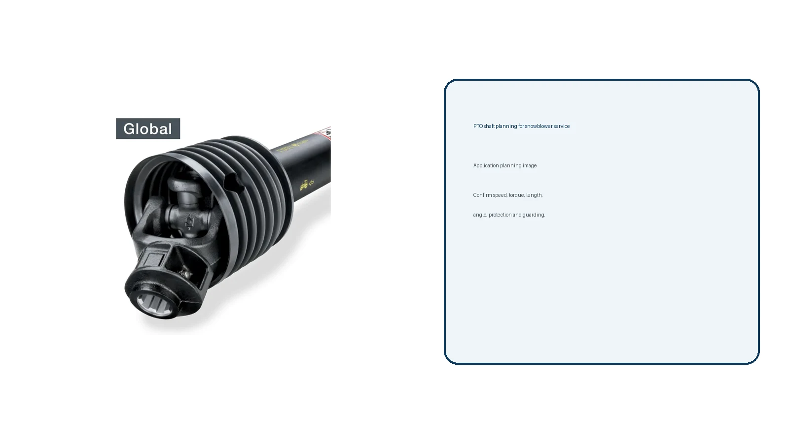 PTO Shaft Planning for Canadian Snowblowers