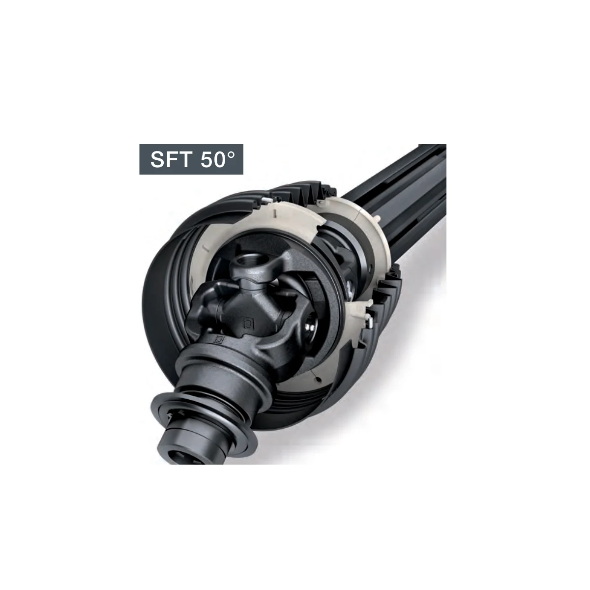 SFT 50 degree constant velocity PTO shaft reference configuration